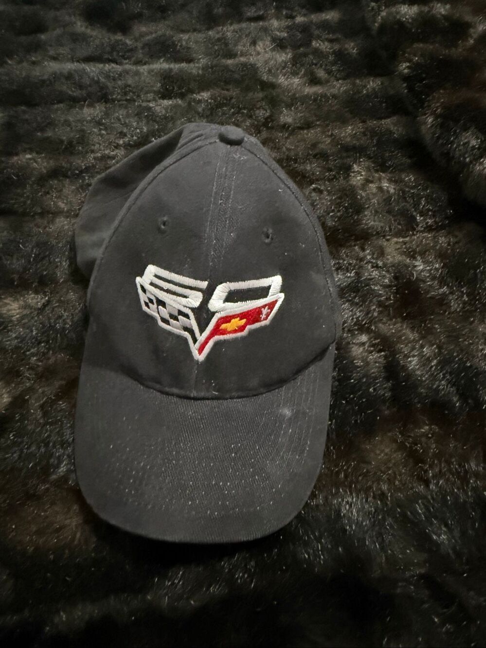Corvette Hat with 60th Annivarsary Logo  hat cap adjustable